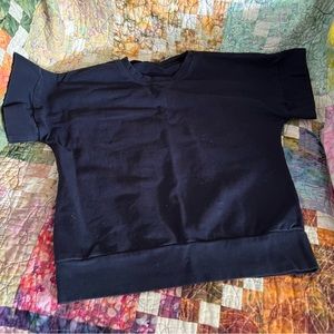 Snuggabumz Handmade/Small Shop Basic Navy Blue Short Sleeve Tee - Size 4-6 Years